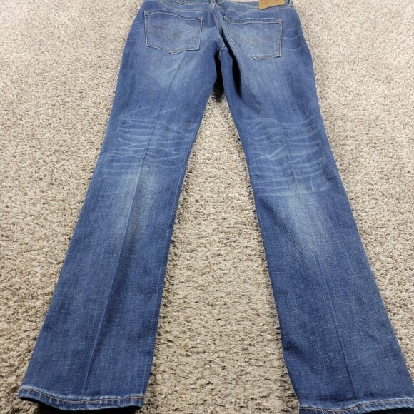 Seven7 Jeans Mens 36x35 Tag 36x34 Blue Slim Straight Fit Denim Dark Wash - Picture 6 of 8